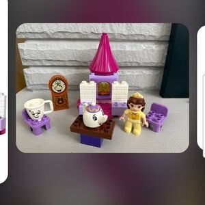 Lego Duplo Disney Princess Mini Castle Playset with Purple and Pink